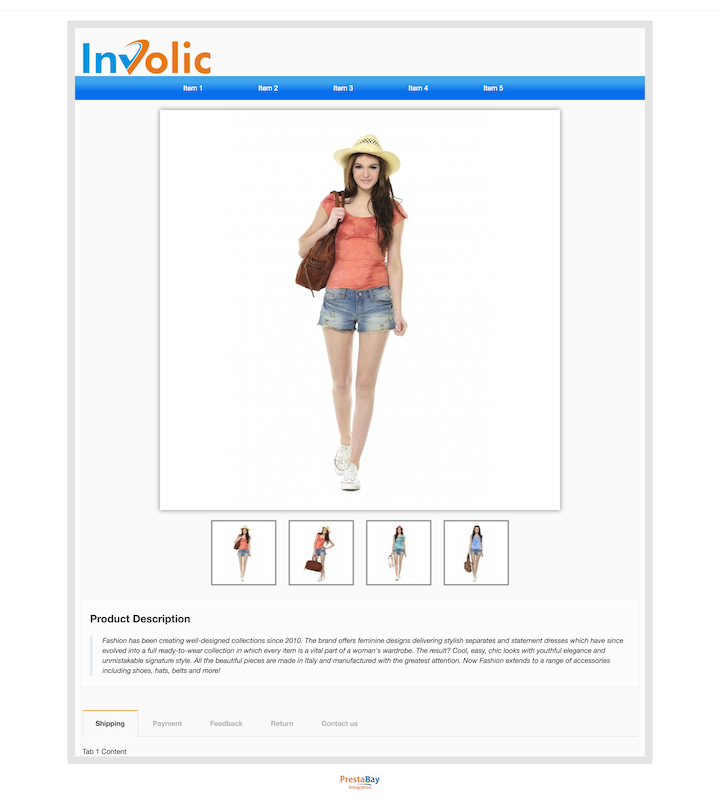 ebay store description template